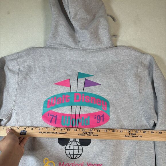 Disney Parks 20th Anniversary Vault Collection Mickey Pullover Hoodie 1991 WDW - Picture 7 of 8
